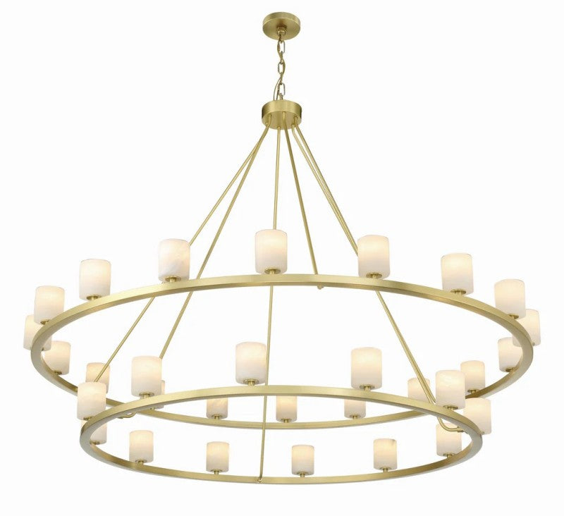 Argona 30 Light Alabaster Chandelier-chandelier for bedroom,chandelier for dining room,chandelier for stairways,chandelier for foyer,chandelier for bathrooms,chandelier for living room-Blushlighting