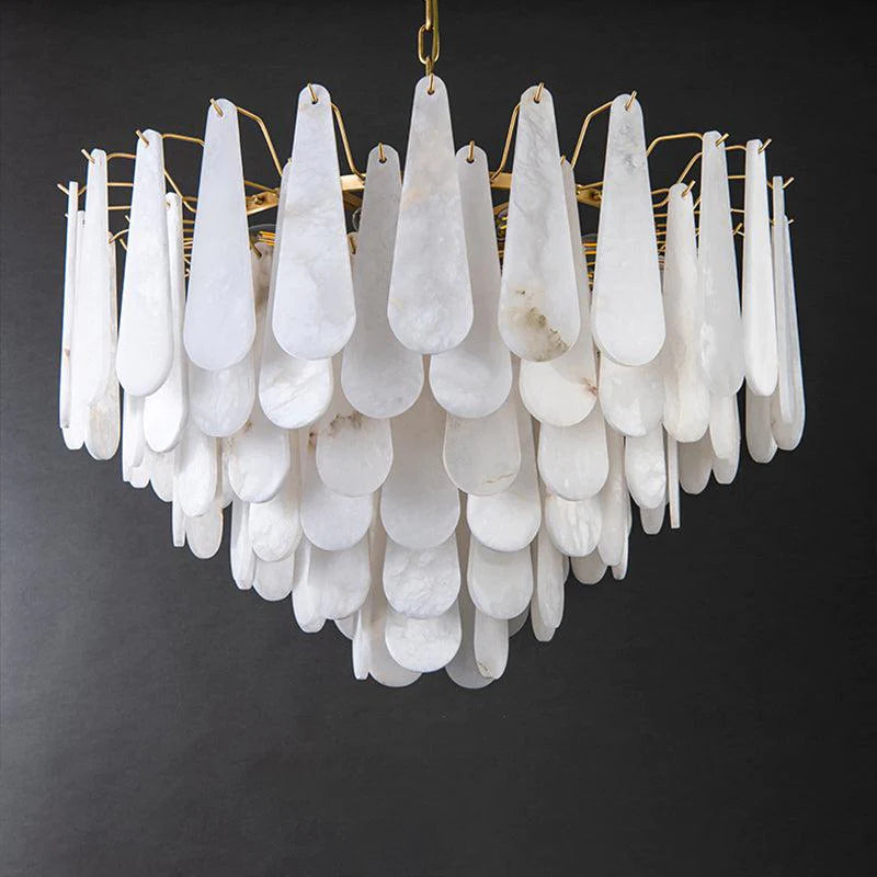 Deborah Alabaster Foyer Chandelier Lighting, Luxury Modern Lighting chandelier Kevin Studio Inc