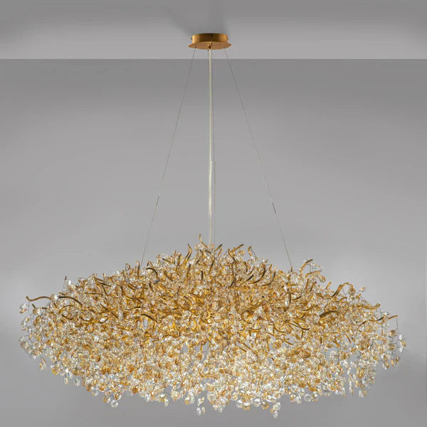 New Modern Light Luxury Branch Crystal Chandelier for Dining /Living Room-Chandeliers-Blushlighting