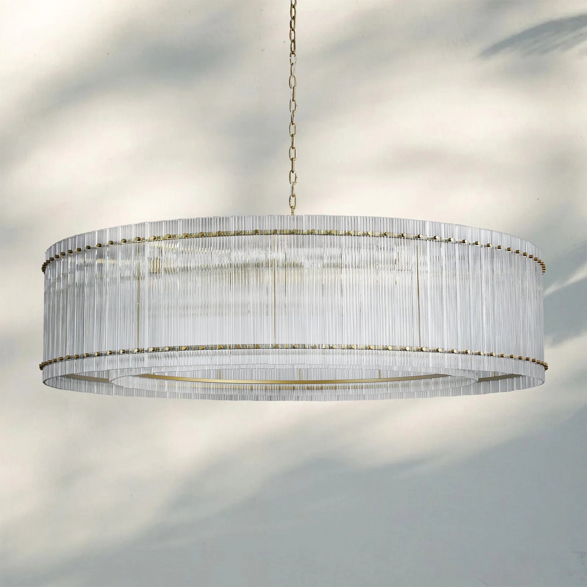 Sun Marco Crystal Round Chandelier-