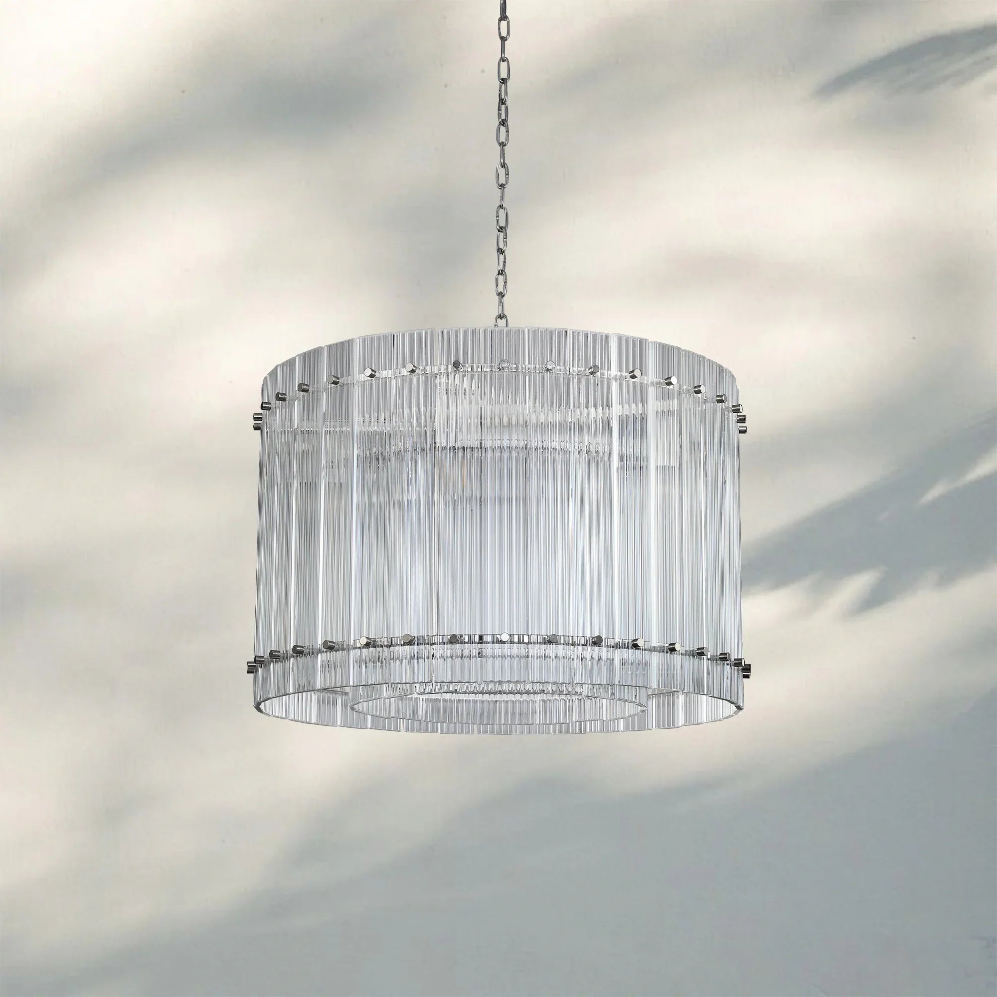 Sun Marco Crystal Round Chandelier-