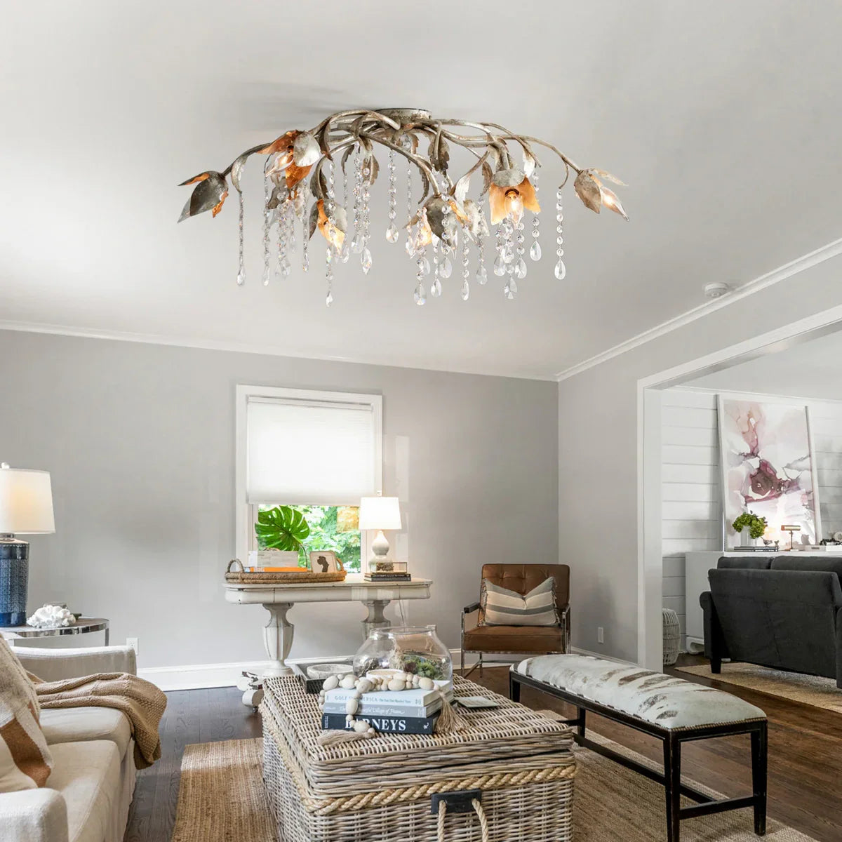 Viticcia Flushmount 24''32''-Lighting-Blushlighting