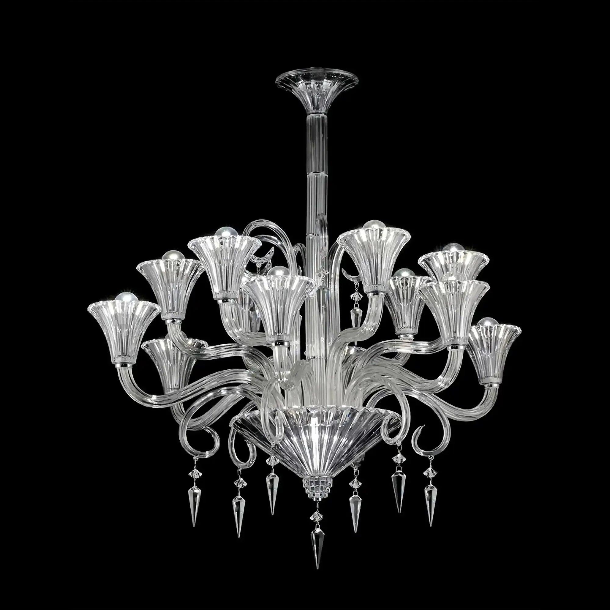 12 Lights Crystal Lighting - Blushlighting