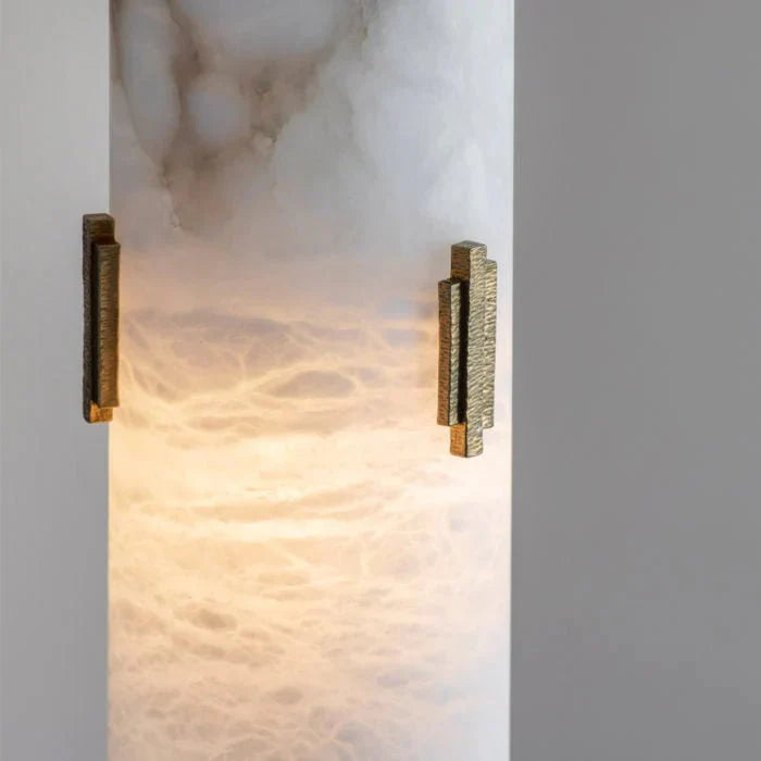 Alabaster Pendant Light with Deco - Blushlighting