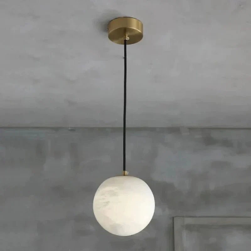 Alabaster Spherical Pendant Light - Blushlighting