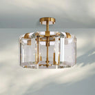 Amaye 4-Light Flushmount-Brass-