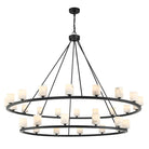 Argona 30 Light Alabaster Chandelier-chandelier for bedroom,chandelier for dining room,chandelier for stairways,chandelier for foyer,chandelier for bathrooms,chandelier for living room-Black-Blushlighting