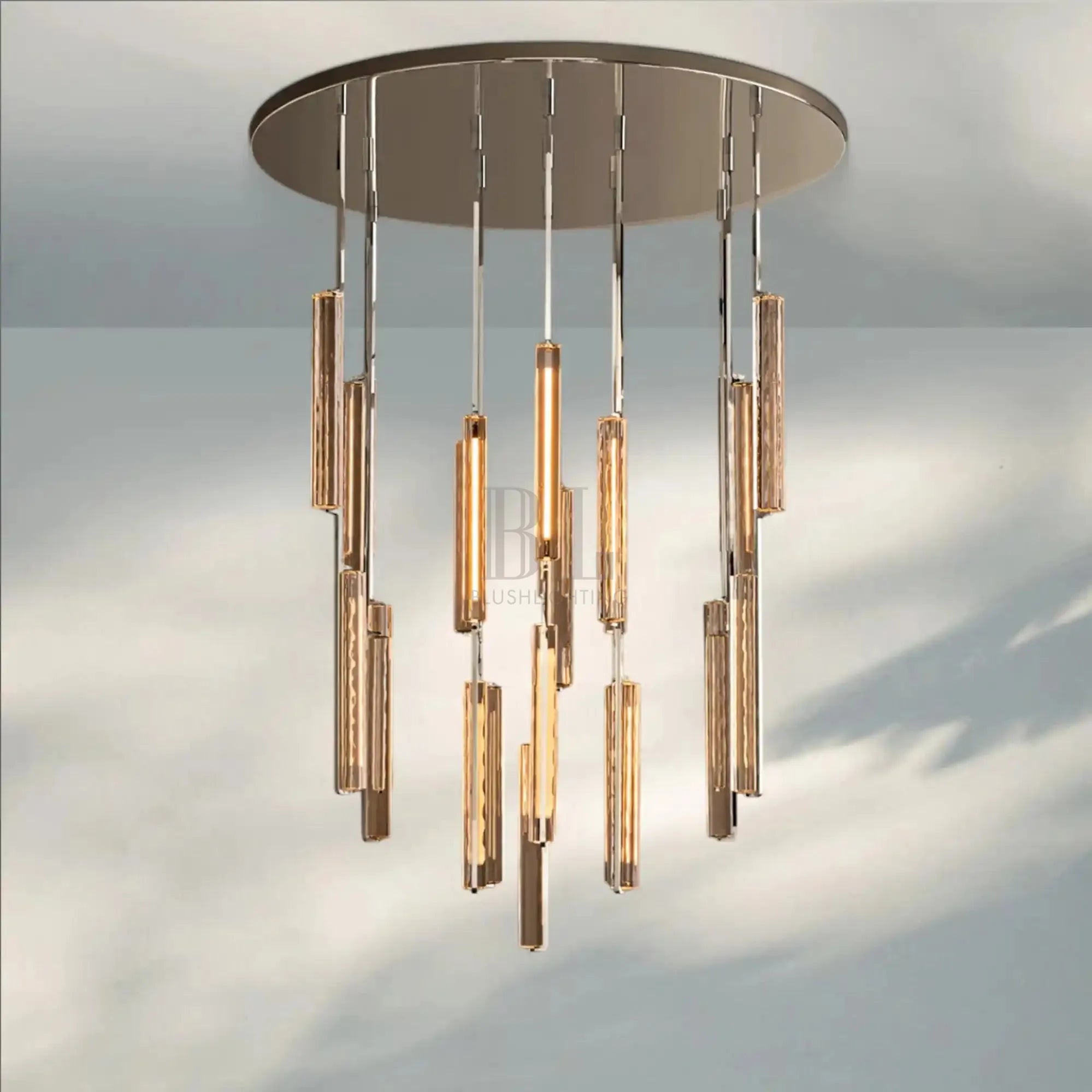 Auduban Crystal Round Chandelier 24‘’ 40‘’ 56‘’-