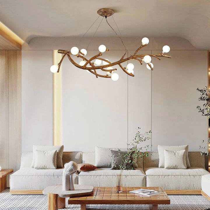 Boho Tree Branch Modern Chandelier-chandeliers for dining room,chandeliers for stairways,chandeliers for foyer,chandeliers for bedrooms,chandeliers for kitchen,chandeliers for living room-Blushlighting
