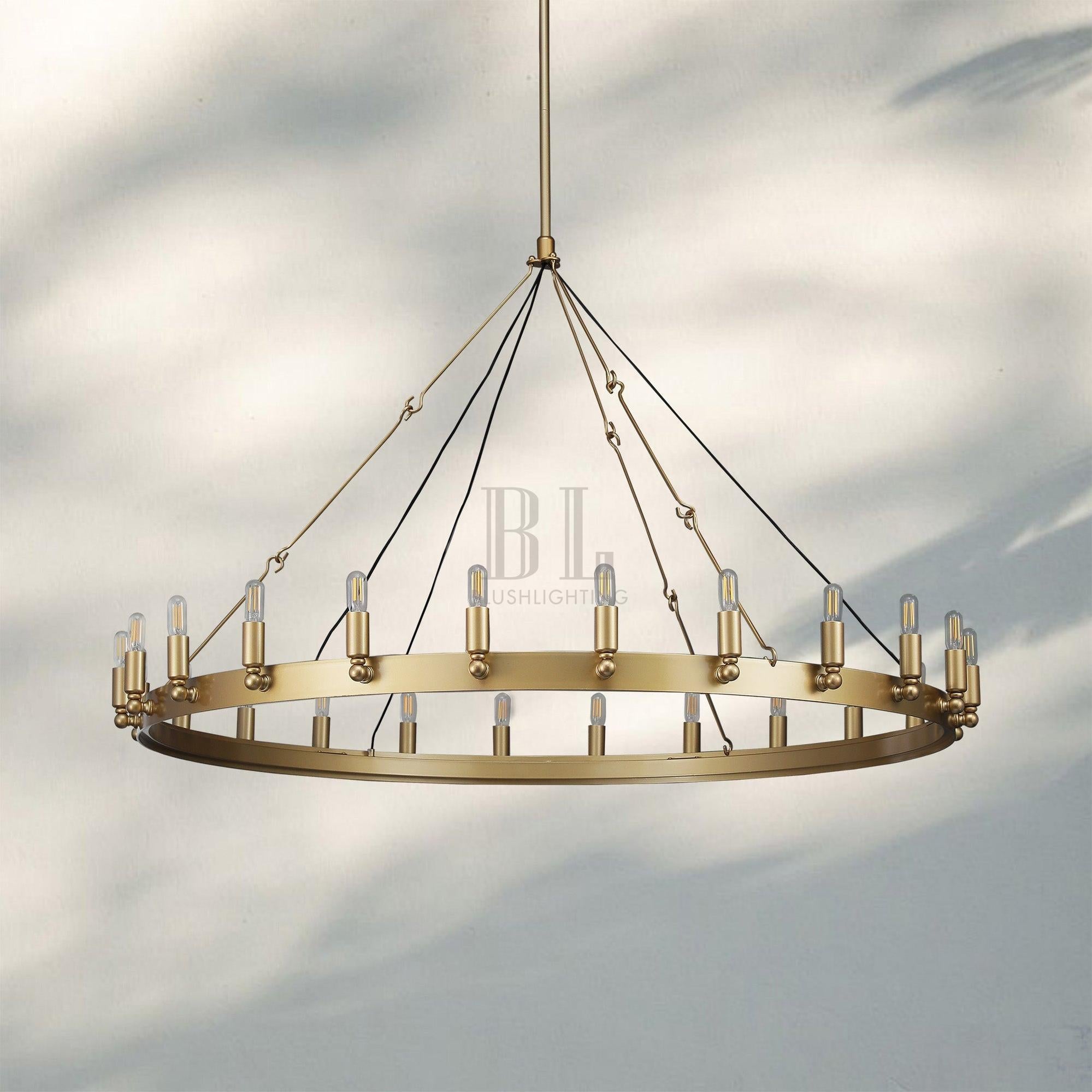 Camina Luxury Vintage Round Chandelier-