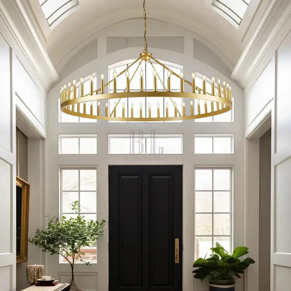 Camina Luxury Vintage Round Chandelier-