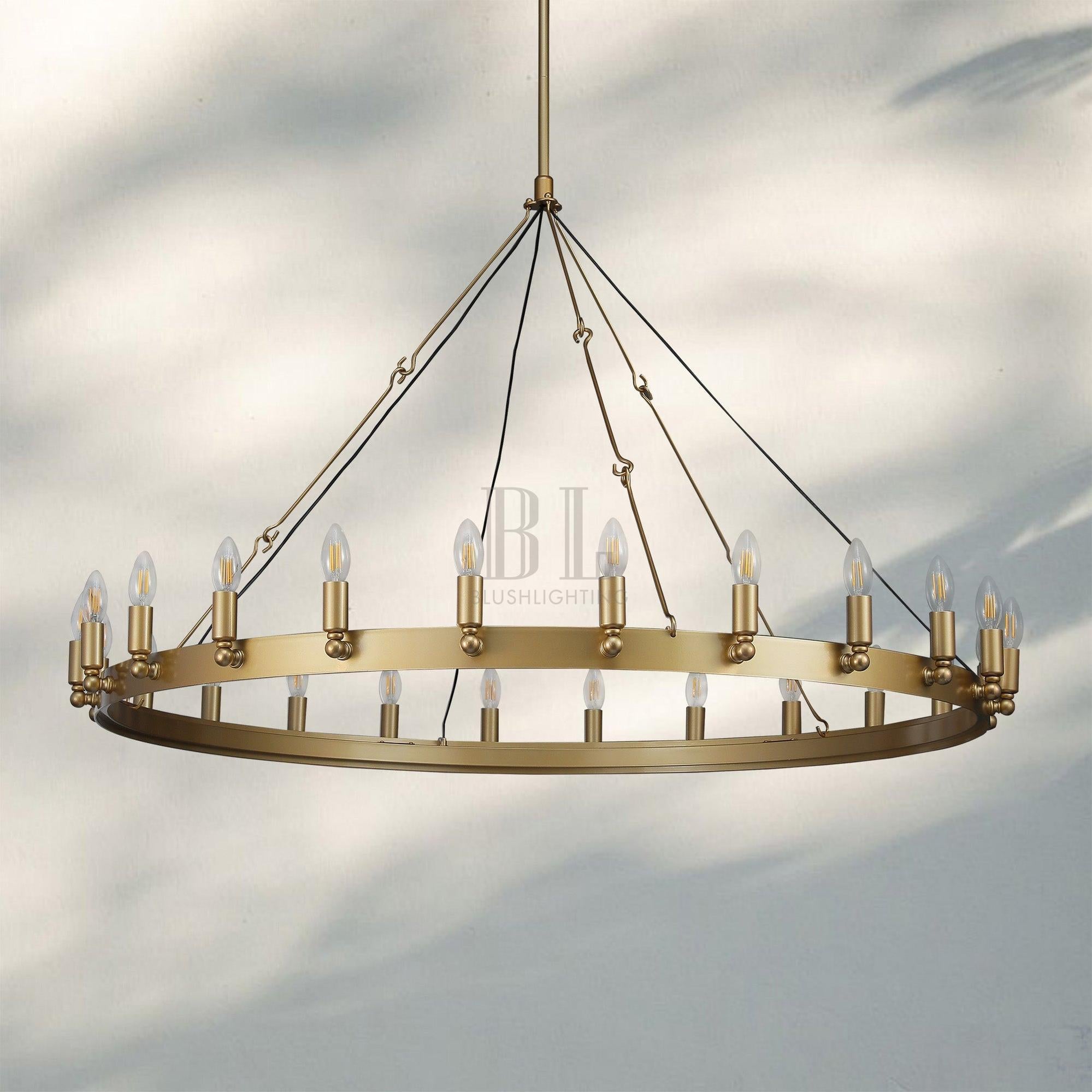 Camina Luxury Vintage Round Chandelier-