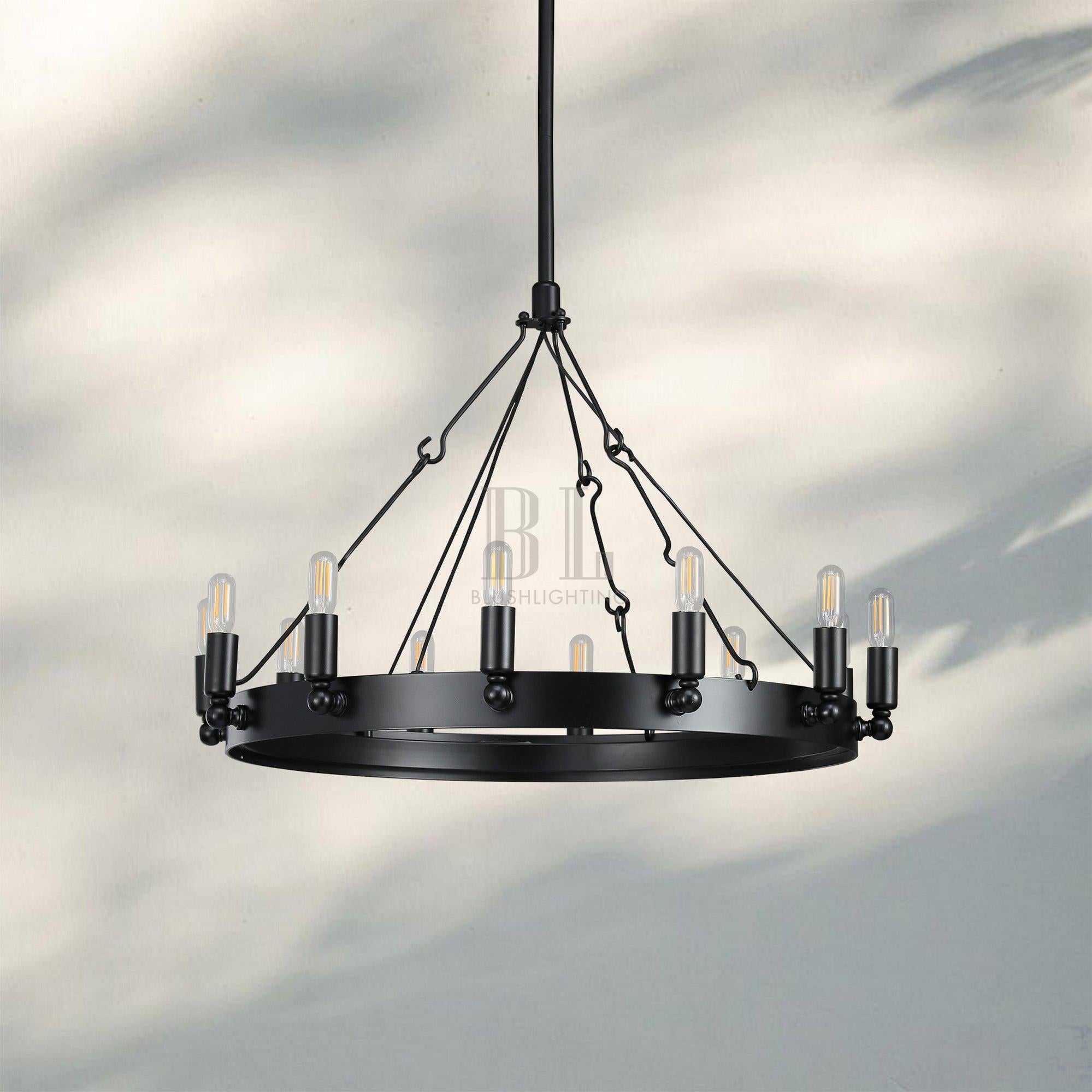 Camina Luxury Vintage Round Chandelier-