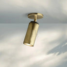 Champeau Flushmount-Lacquered Burnished Brass-