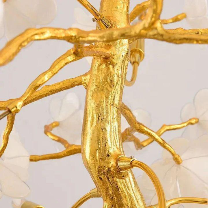 Cherry Dining Room Branch Chandelier-chandeliers for dining room,chandeliers for stairways,chandeliers for foyer,chandeliers for bedrooms,chandeliers for kitchen,chandeliers for living room-Blushlighting