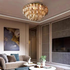 Chiare Glass Round Flush Mount 17" 24‘’-