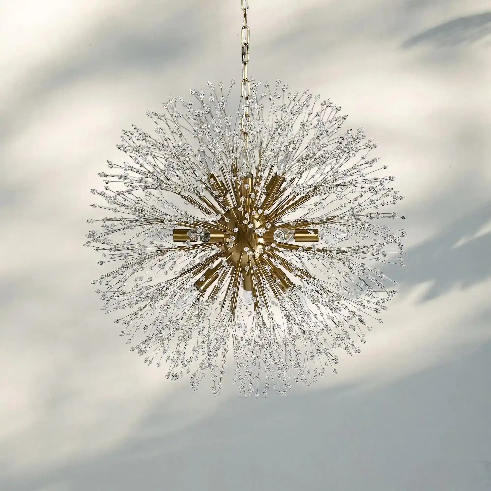 Dandelion Round Chandelier 22''30''43''-Lighting-Blushlighting