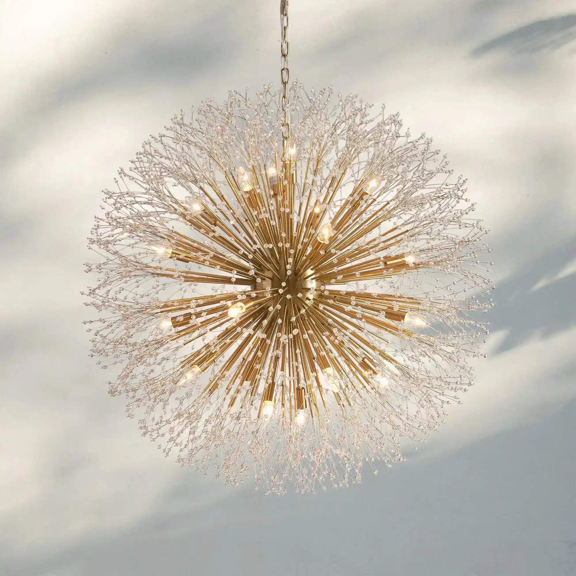 Dandelion Round Chandelier 22''30''43''-Lighting-Blushlighting