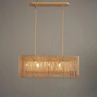 Farrington Abaca Linear Chandelier 42" - Blushlighting
