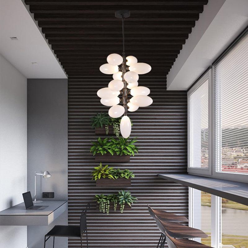 Fashion Vertical Long Grape Chandelier-chandeliers for dining room,chandeliers for stairw-Blushlighting