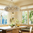 Fiore Crown Crystal Branch Chandelier 39" 48" 60“-