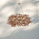 Fiore Crown Crystal Branch Chandelier 39" 48" 60“-Brass/Amber-39"-