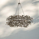 Fiore Crown Crystal Branch Chandelier 39" 48" 60“-Bronze/Smoke-39"-