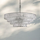 Ghiacio Glass Round Chandelier 24" 36" 48" 60"-