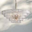Ghiacio Glass Round Chandelier 24" 36" 48" 60"-