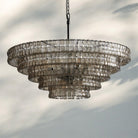 Ghiacio Glass Round Chandelier 24" 36" 48" 60"-