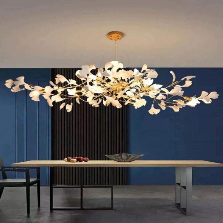 Ginkgo C Branch Chandelier-chandeliers for dining room,chandeliers for stairways,chandeliers for foyer,chandeliers for bedrooms,chandeliers for kitchen,chandeliers for living room-Blushlighting