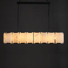 Herlow Calcite Modern Rectangular Alabaster Chandelier-Blushlighting