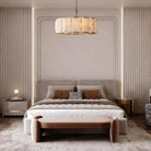 Herlow Calcite Round Chandelier-Blushlighting