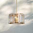 Herlow Crystal Modern Round Chandelier Elegant Ceiling Light Fixture-
