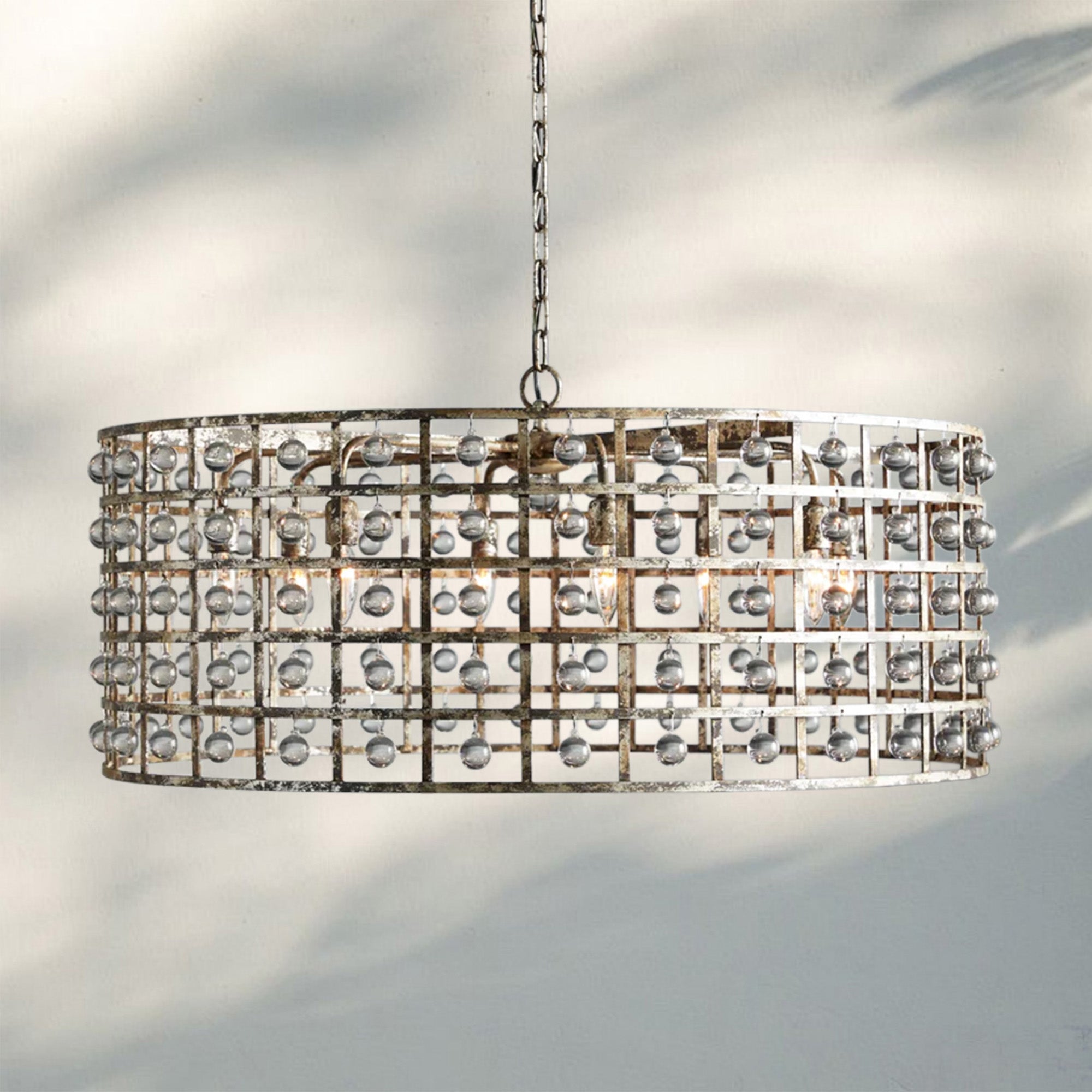 La Caged Round Chandelier 6/8/12 Light-