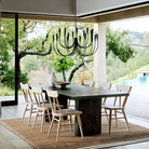 Liona Large Brass Candelabra Chandelier Light-