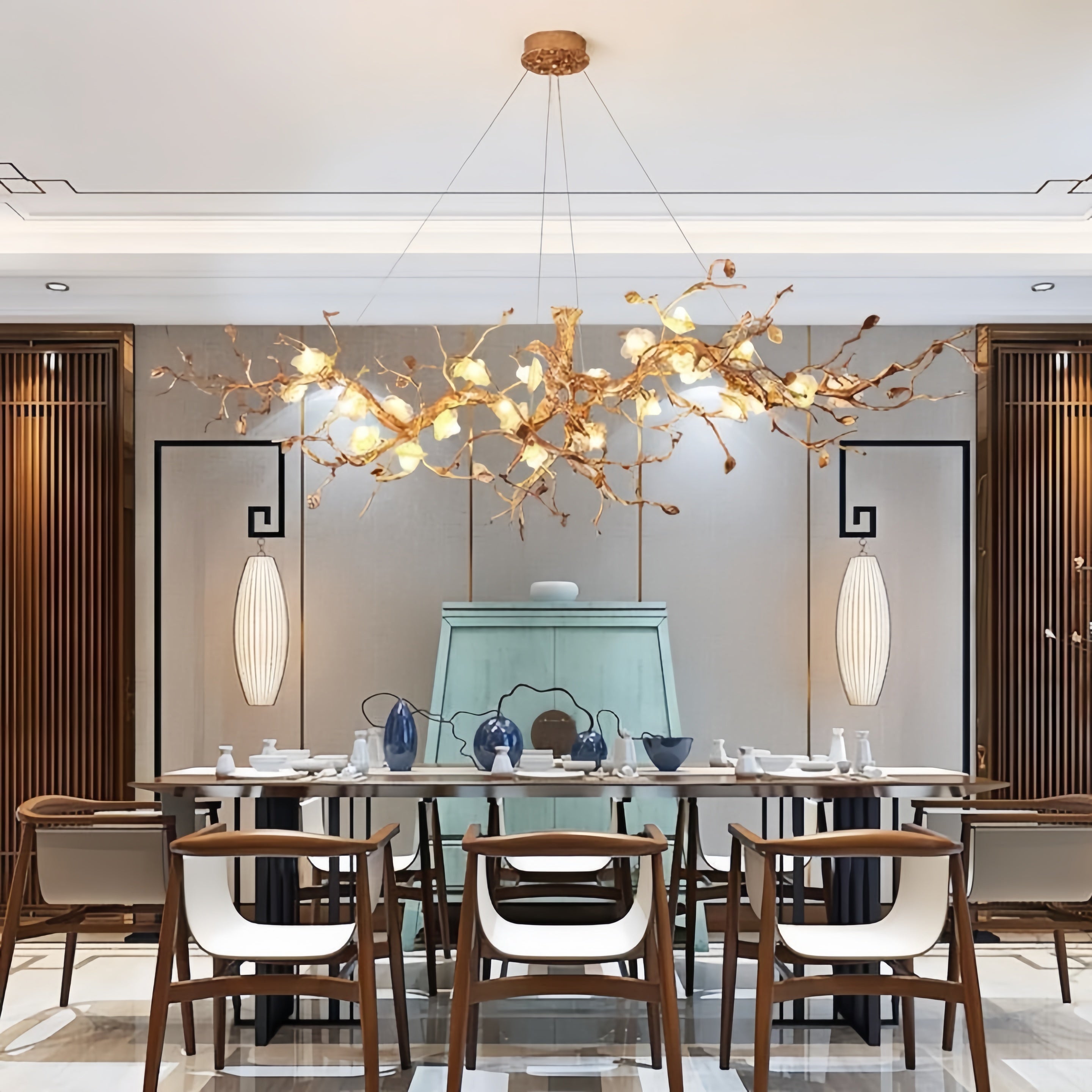 Luxury Flower Tree Branch Chandelier-chandeliers for dining room,chandeliers for stairways,chandeliers for foyer,chandeliers for bedrooms,chandeliers for kitchen,chandeliers for living room-Blushlighting