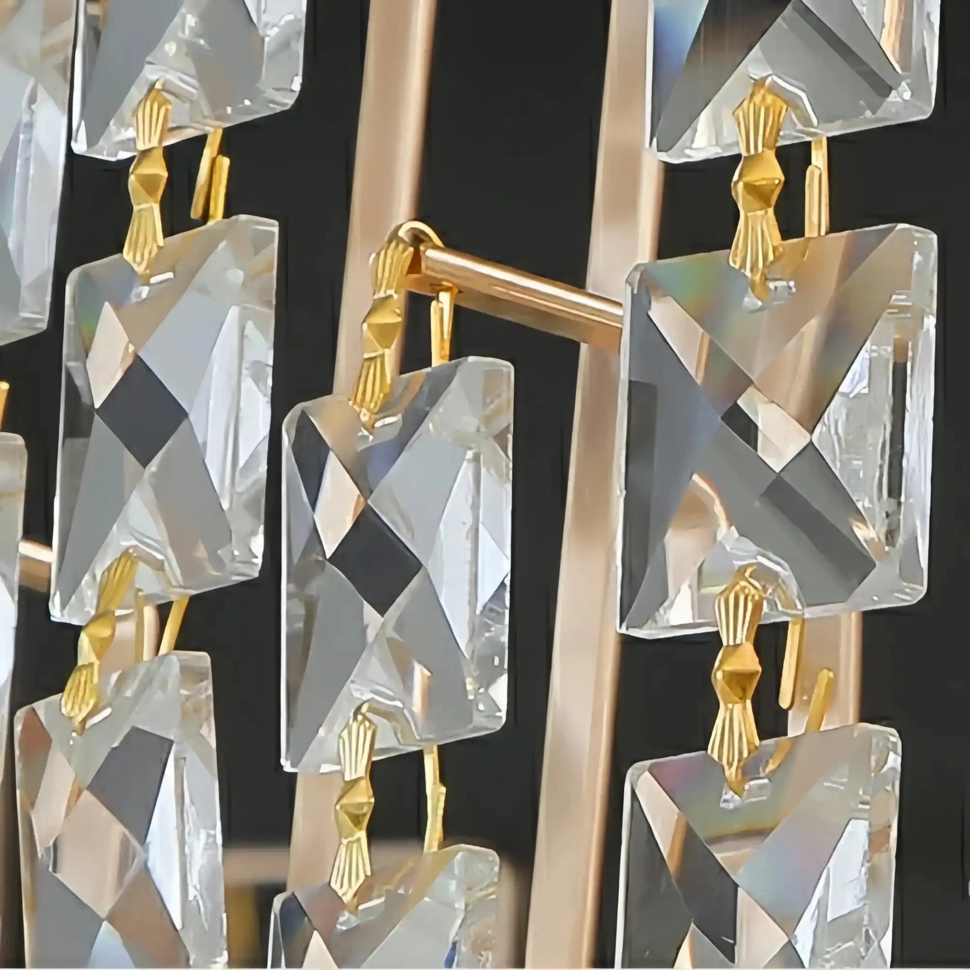 Luxury Hotel Hallway Ceiling Lighting Fixture Large Round Crystal Chandelier - Blushlighting