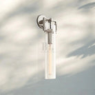 Machine Class Cylinder Wall Sconce 9‘’ 12‘’ 16‘’-16‘’-Polished Nickel-