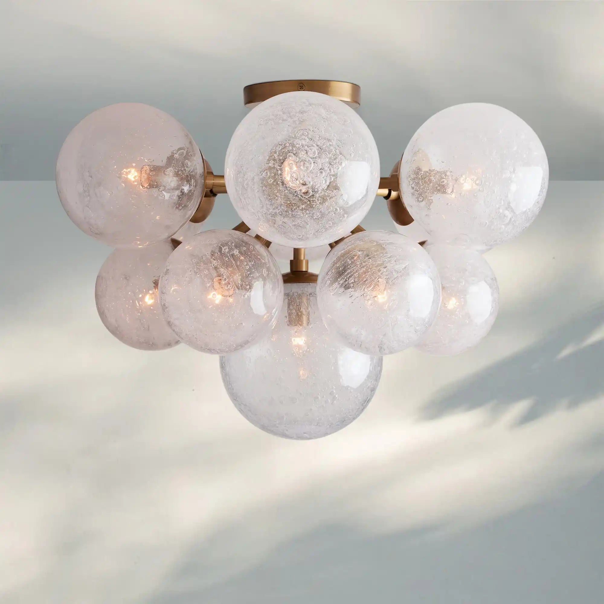 Mandoza Flushmount-Lighting-Brass-Blushlighting