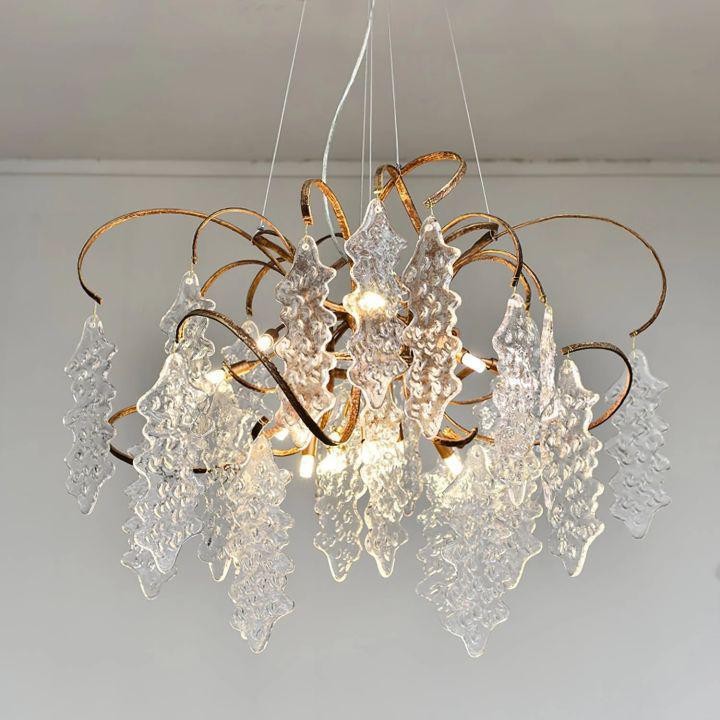 Niagara Round Chandelier-chandeliers for dining room,chandeliers for stairways,chandeliers for foyer,chandeliers for bedrooms,chandeliers for kitchen,chandeliers for living room-Blushlighting