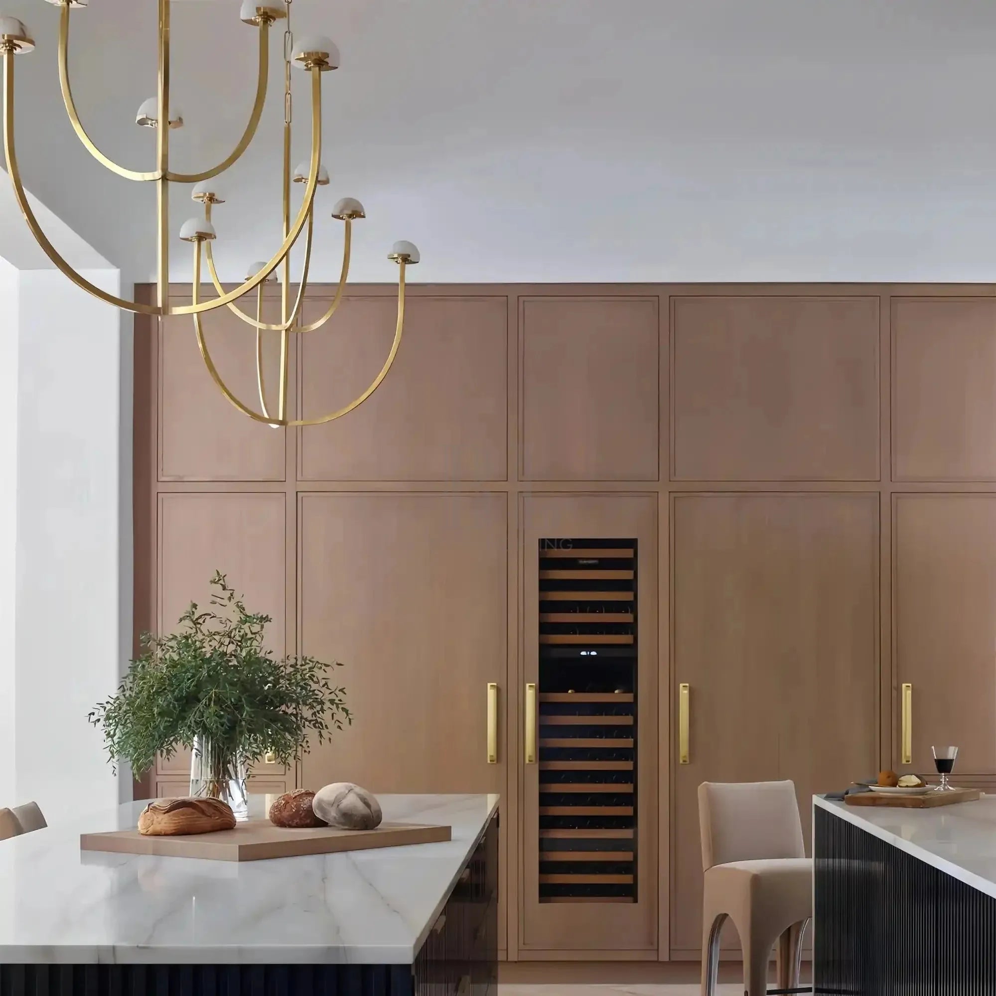 Pedrea Alabaster Round Chandelier 24'' 32'' 40'' - Blushlighting