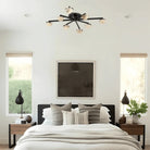 Pedrea Alabaster Wearstler Large Staggered Arm Flush Mount - Blushlighting