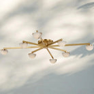 Pedrea Alabaster Wearstler Large Staggered Arm Flush Mount - Blushlighting