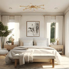 Pedrea Alabaster Wearstler Large Staggered Arm Flush Mount - Blushlighting