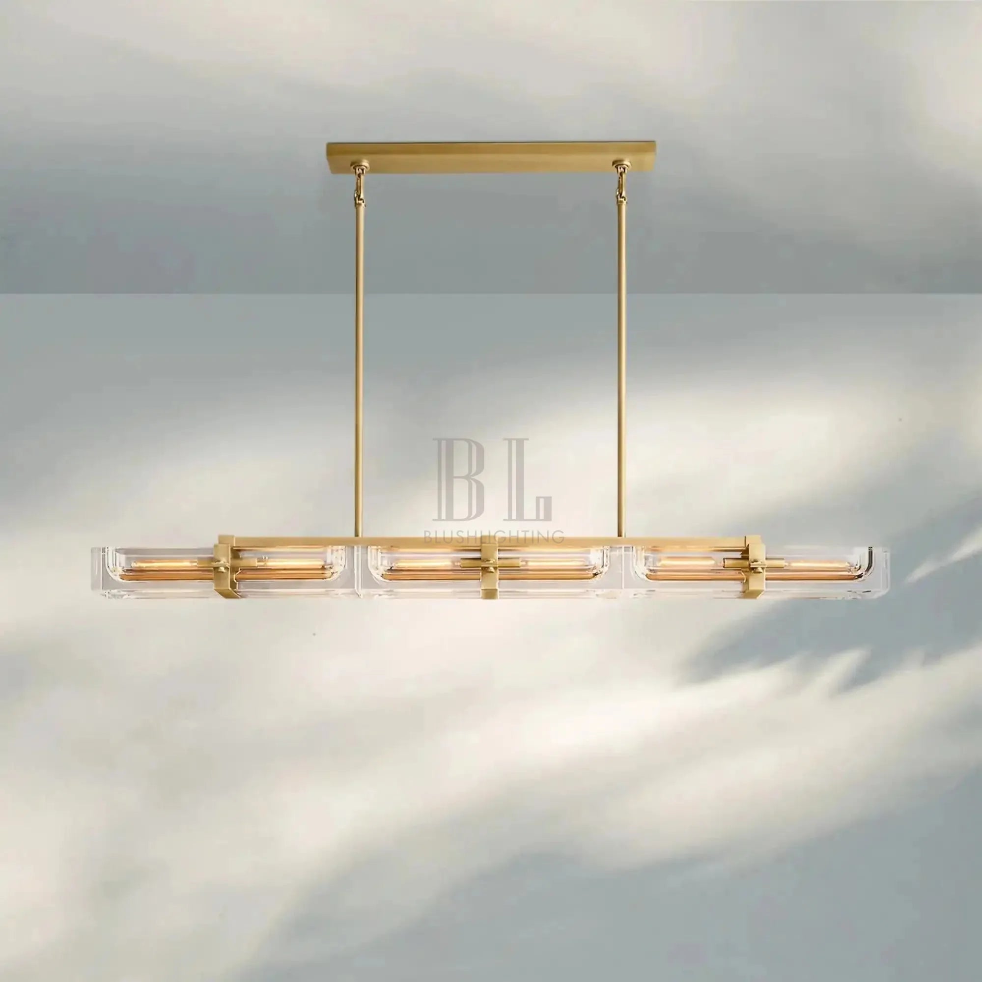 Saviler Linear Chandelier 24" 48" 72" - Blushlighting