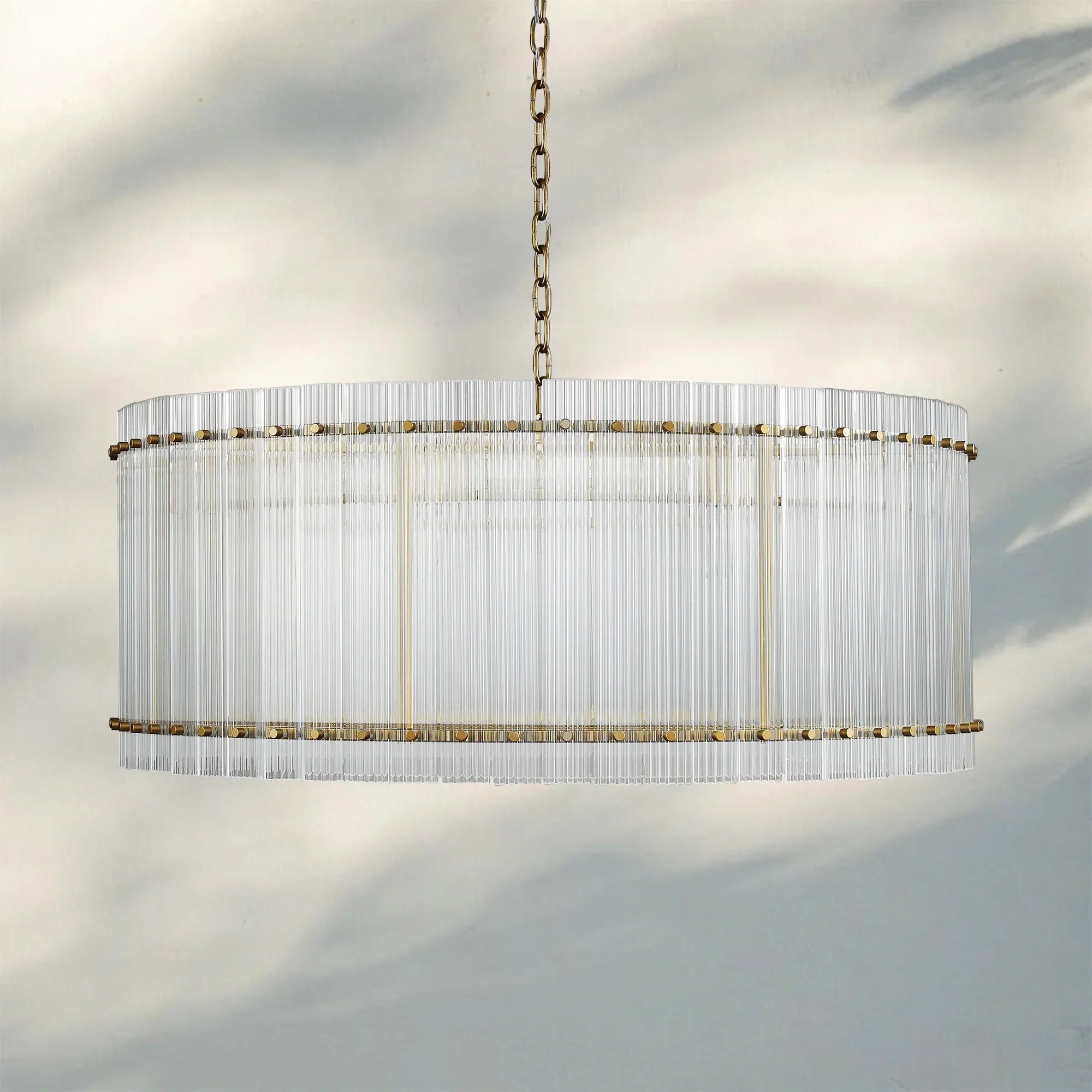 Sun Marco Crystal Round Chandelier-