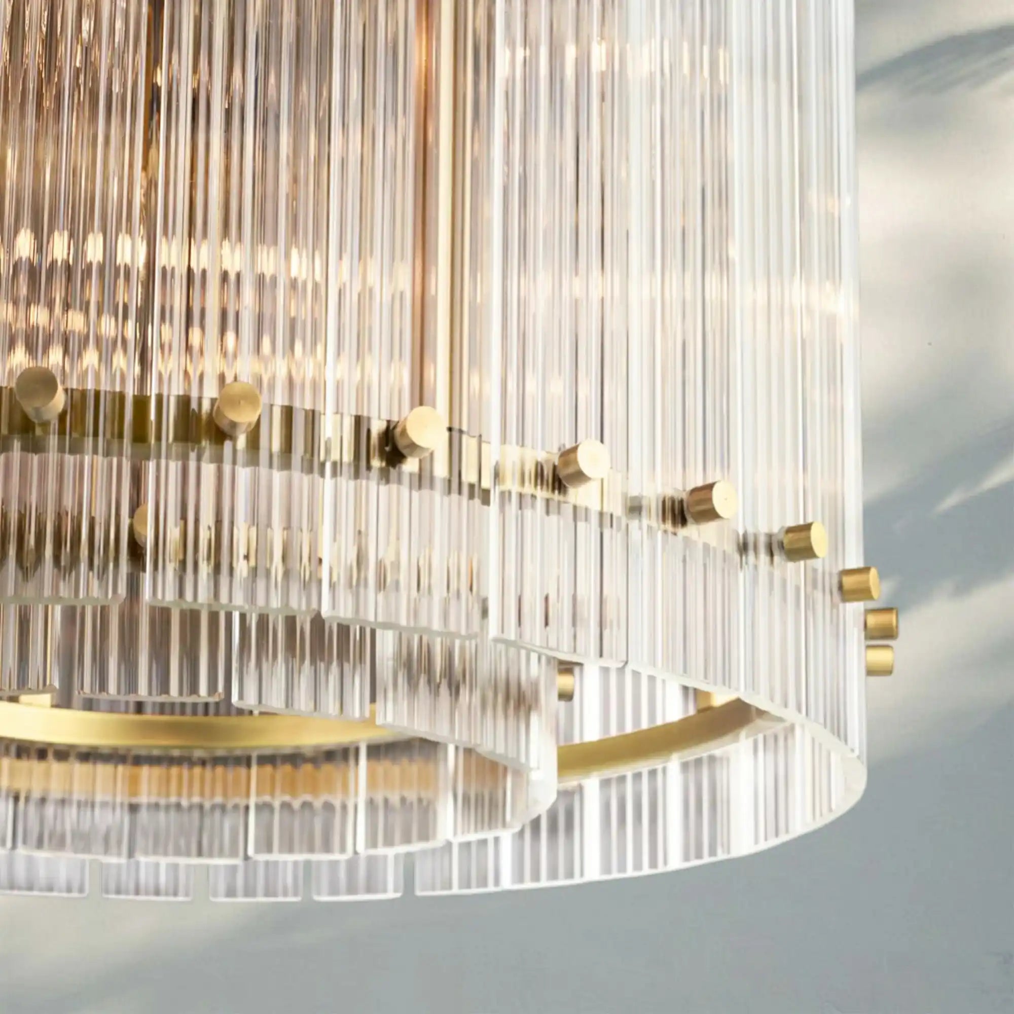 Sun Marco Crystal Round Chandelier-