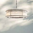 Sun Marco Crystal Round Chandelier-48''-Bronze-