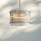 Sun Marco Crystal Round Chandelier-22''-Bronze-
